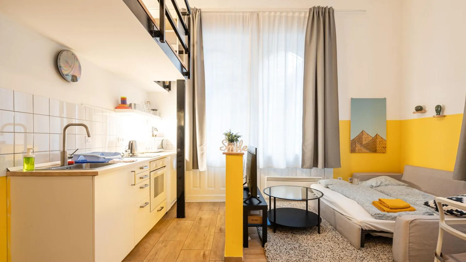 Charming Studio In The Heart Of The Jewish Quarter W41 Yellow Budapest Apartamento